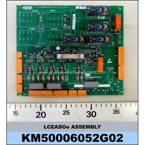 KM713160G02 KONE Elevator PCB LCEADO I/O 230VAC